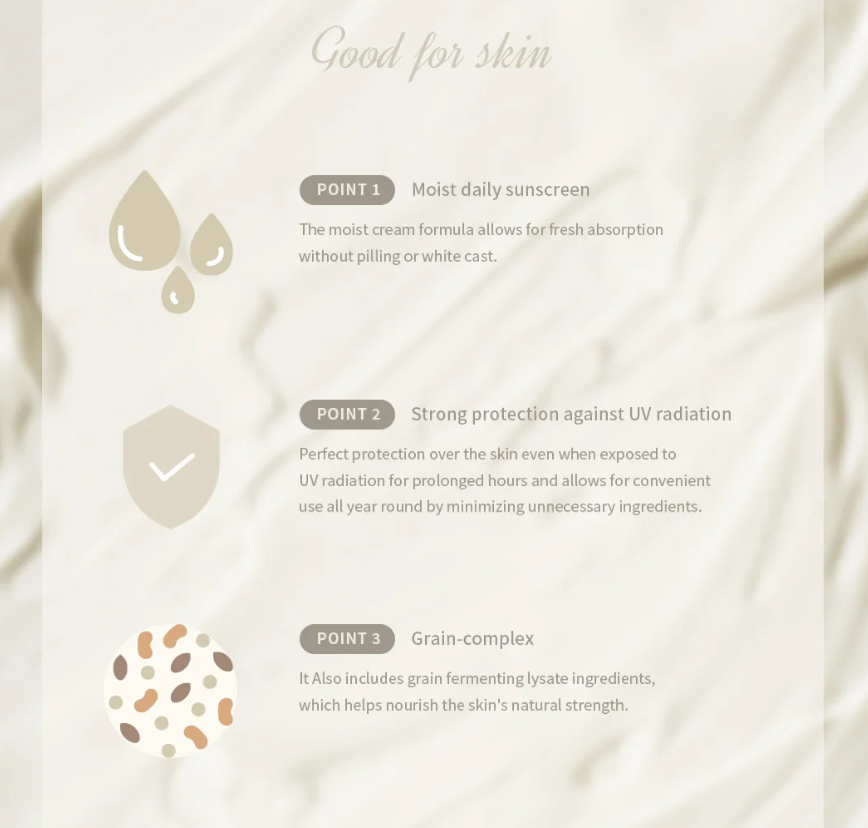 Beauty of Joseon Relief Sun Rice + Probiotics SPF50+ PA+++ sunscreen tube with rice extract and probiotic ingredients.