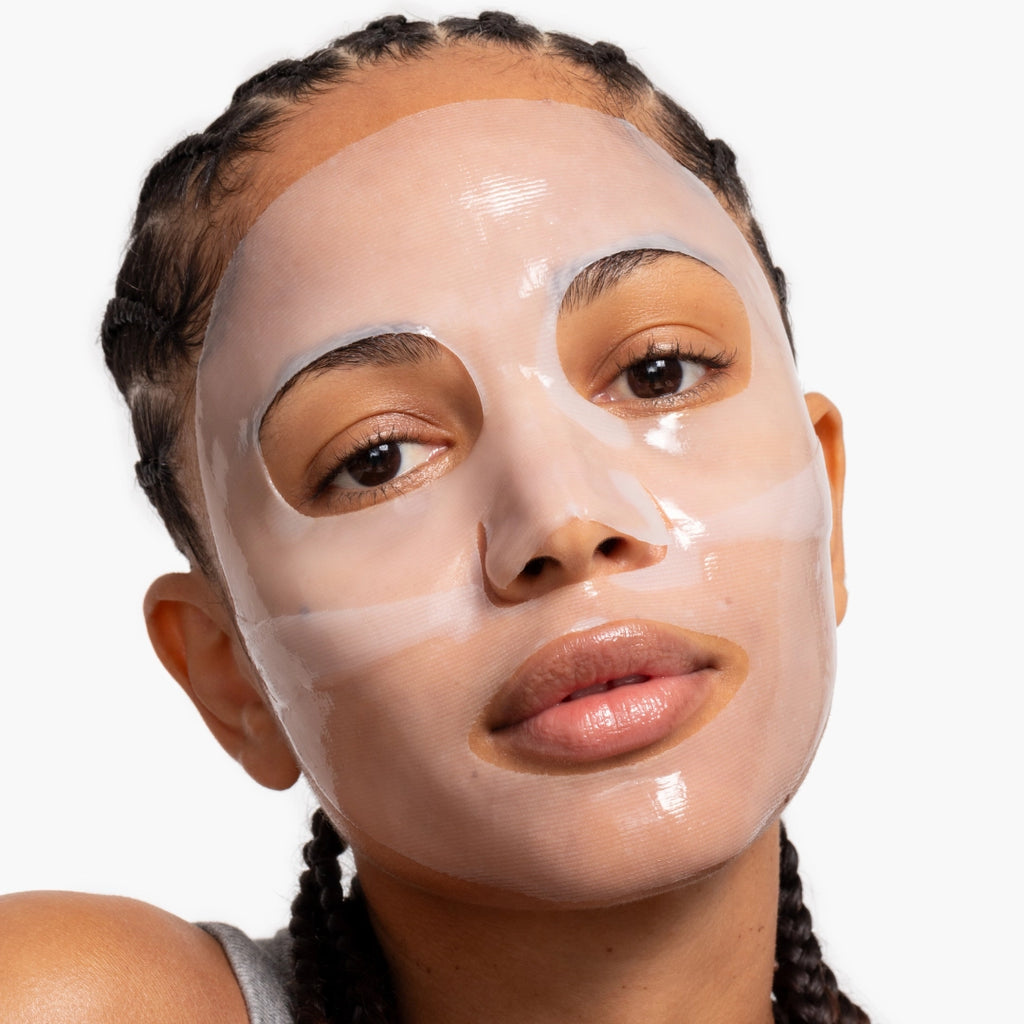LOOPS Dew Cloud Ultra Hydrating Mask in a jar, showcasing its creamy, hydrating formula and sleek packaging.