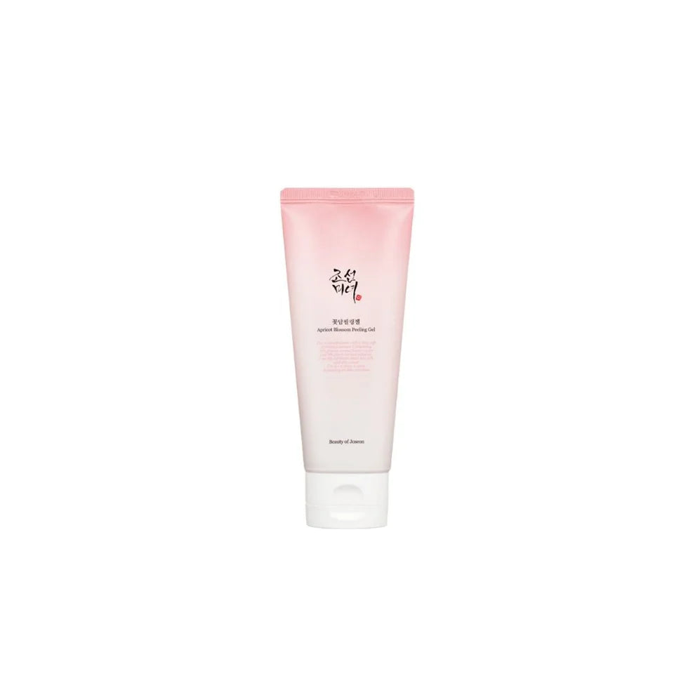 Beauty of Joseon Apricot Blossom Peeling Gel 100ml tube with apricot blossom extract and gentle exfoliating formula.