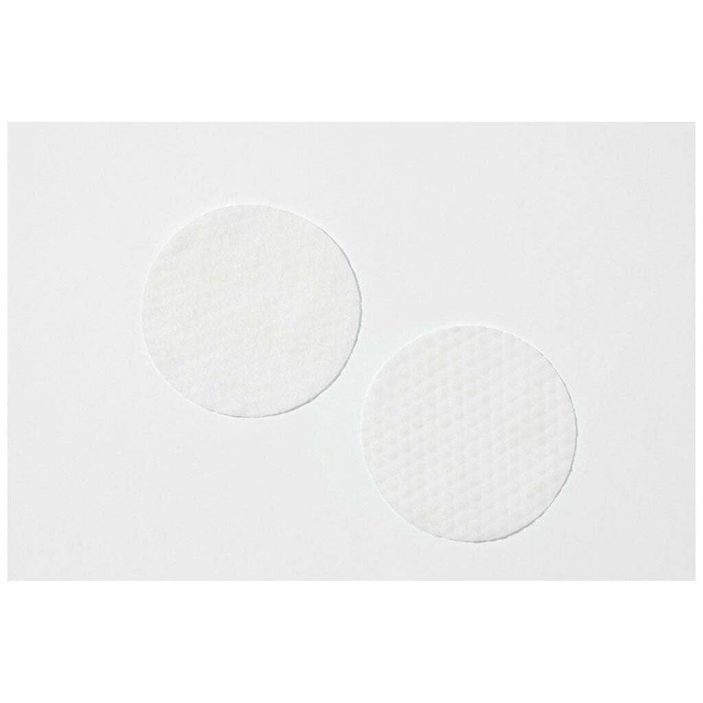 Cosrx One Step Original Clear Pad with 70 exfoliating pads in a clear jar, designed for gentle skin cleansing and exfoliation.