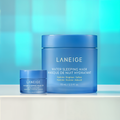 Laneige Water Sleeping Mask in 70ml jar, creamy blue formula with white lid, designed for hydrating and revitalizing skin overnight.