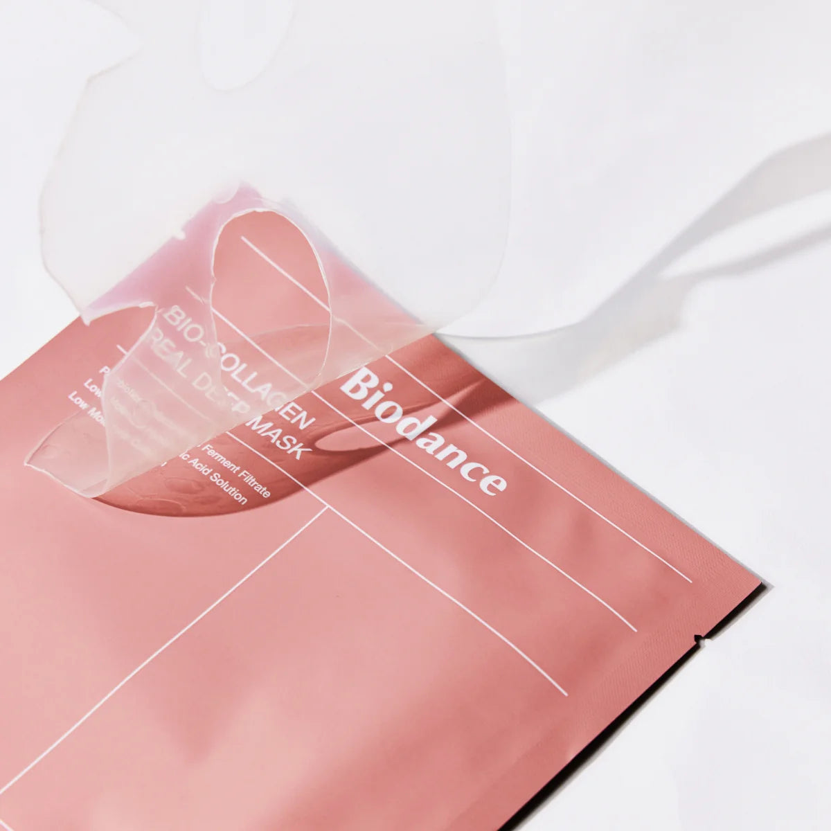 Biodance Bio-Collagen Real Deep Mask on a white background, showcasing the skincare mask packaging.
