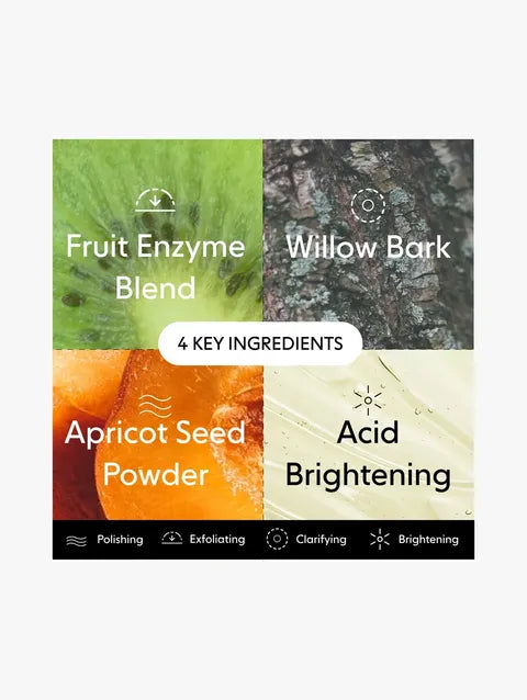 LOOPS Fresh Peel Resurfacing Hydrogel Face Mask shown on a model's face, emphasizing smooth, refreshed skin and hydrating formula.