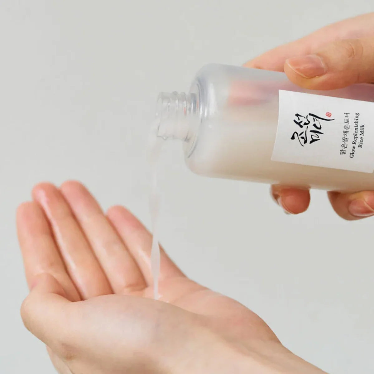 Beauty of Joseon Glow Replenishing Rice Milk 150ml in a sleek bottle, showcasing its nourishing skincare formula and elegant packaging.